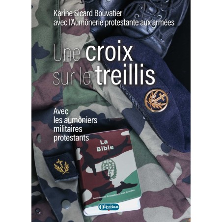 Une croix sur le treillis